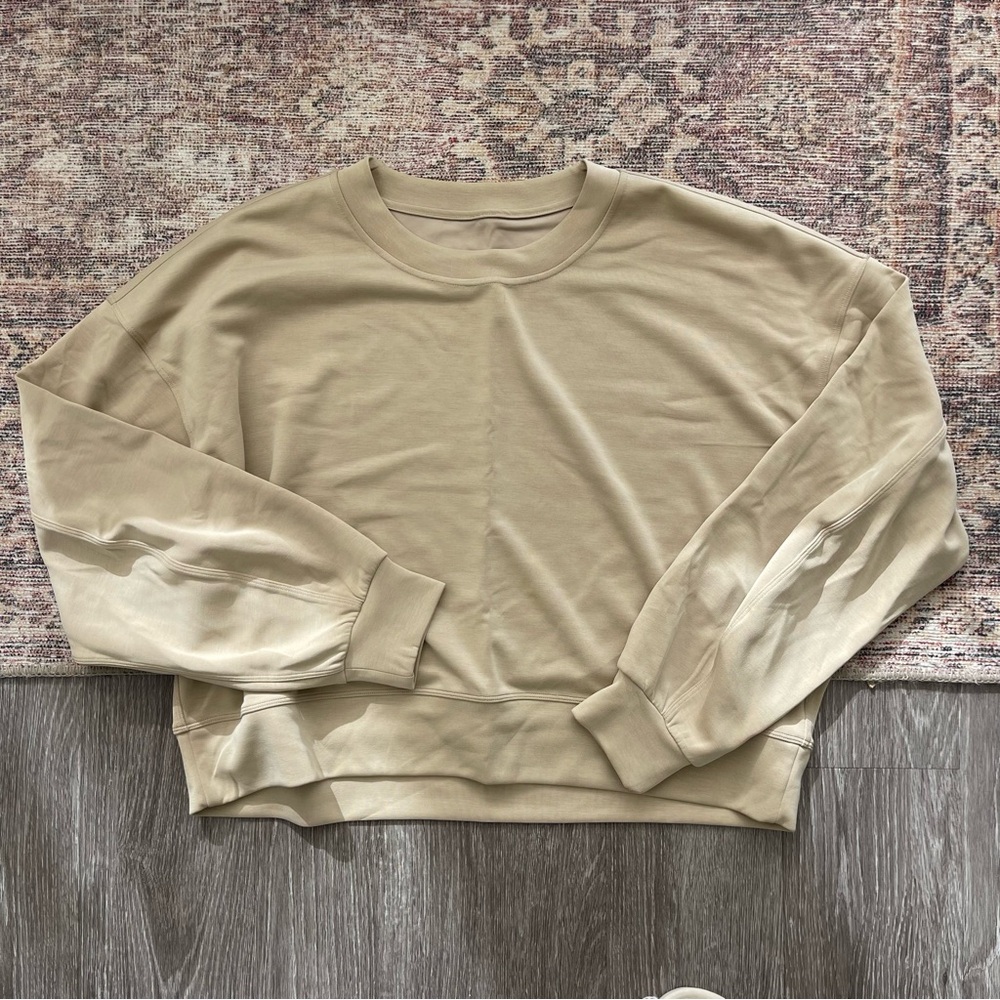Lululemon Softstreme Perfectly Oversized Cropped Crew